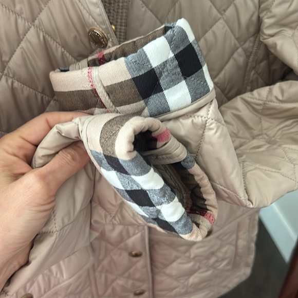 BURBERRY WESTBRIDGE TAN QUILTED JACKET sz M - Picture 5 of 10